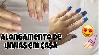 Alongamento de unhas sem gel e sem cabine UV [upl. by Sigismundo415]