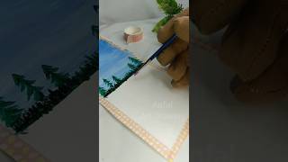 Acrylic Painting  Beautiful Landscape Acrylic Painting Techniques [upl. by Mayhew]