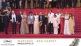 MEGALOPOLIS – Red Carpet – Anglais – Cannes 2024 [upl. by Reeher]