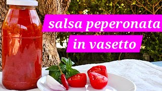 Salsa peperonata in vasetto Rosariarinaldispeedychef [upl. by Stretch733]