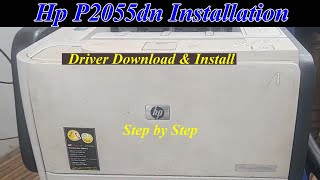 Hp Laserjet P2055dn Printer Installation  Hp p2055dn Printer Driver Install Kaise Kare [upl. by Kirt]