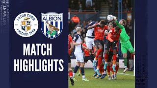 Luton v West Bromwich Albion highlights [upl. by Beesley810]