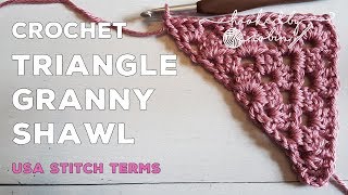 How to Crochet a Granny Shawl  SUPER EASY Beginners Tutorial 🧶 [upl. by Garnes579]