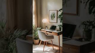 Warm MidCentury Home Office [upl. by Otrevire697]