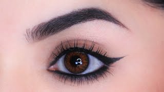 3steps to Apply Winged Eyeliner like a Pro with Lakme Eyeliner  Eyeliner tutorial  Chandrika [upl. by Stolzer]