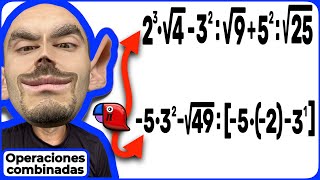 ✅ 👉 Operaciones con POTENCIAS RAÍCES PARÉNTESIS MULTIPLICACIONES Y DIVISIONES SUMAS R1112 [upl. by Nessah]