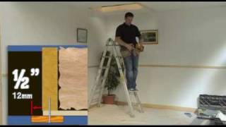 Fitting semi automatic Stira Folding Attic Stairs loft ladder [upl. by Teerpnam]