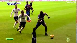 Yannick Bolasie Amazing Flick Crystal Palace vs Tottenham Hotspur 720p [upl. by Twila309]