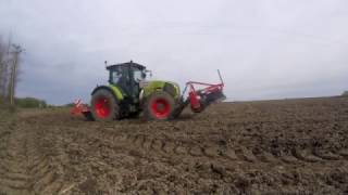 GoPro Hersage 2017 l Claas 640 arion l Kuhn l GrégoireBesson [upl. by Aliuqahs]