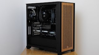 Corsair 4000D Airflow Teak Front Panel Case  Custom Video amp Photo Editing Workstation PC [upl. by Nnairet]