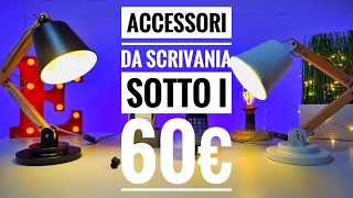 I MIGLIORI accessori da SCRIVANIA sotto i 60€ [upl. by Denzil424]