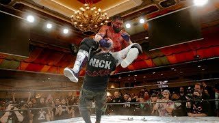 Matt Cardona vs Nick Gage  GCW Homecoming 2021 Highlights [upl. by Susumu]