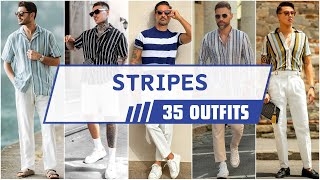 35 Ways To Style Stripes for Summer 2024  Mens Fashion [upl. by Ahseina]