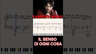 IL SENSO DI OGNI COSA  FABRIZIO MORO  ritornello al pianoforte ritornellipop shorts [upl. by Debbi]