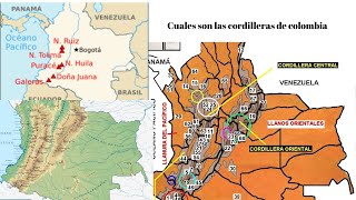 Cuales son las cordilleras de colombia y su significado  QUEREMOS SEGUIR ADELANTE [upl. by Akcira]