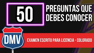 Examen Escrito Para Licencia De Conducir En Missouri 50 Preguntas que Debes Conocer [upl. by Nakeber]