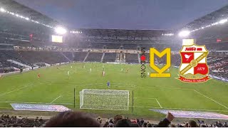 MK DONS 31 SWINDON TOWN MATCH DAYVLOG [upl. by Eak]