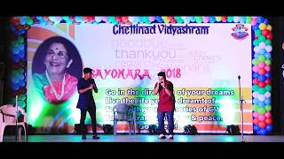 CHETTINAD VIDYASHRAM  Beatbox by 11th standard students  SAYONARA 2018 [upl. by Prosser]