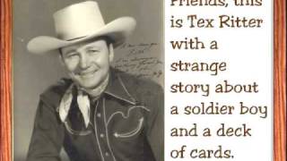 quotDeck of Cardsquot by Tex Ritter [upl. by Seravart]