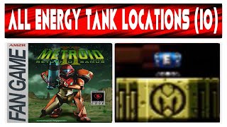 AM2R Another Metroid 2 Remake  All Energy Tank Locations 10 [upl. by Ahsyad]