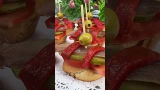 Pinchos de Sardinas Ahumadas 😋 Impresionante 😋👍 shorts recipe [upl. by Nehgem280]