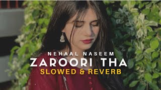 Zaroori Tha Slowed amp Reverb  Nehaal Naseem  Heart Snapped  Rahat Fateh Ali Khan [upl. by Eiramasil778]