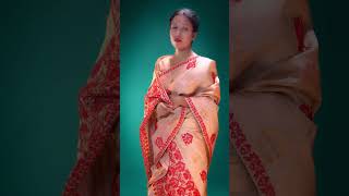 Handloom Toss Mekhela Chador  Geetika Handloom mekhelachadoronline buymekhelachador fashion [upl. by Acinet443]