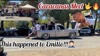 CARAVANAS TRUCK MEET WITH MY CLUBTHIS HAPPENED TO EMILIO [upl. by Darken]