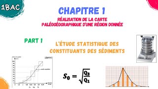 1BAC SVT  Cha 1 Réalisation de la carte paléogéographique part 1 Etude statistique des sédiments [upl. by Noreen881]