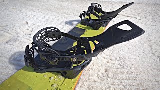 NIDECKER SUPERMATIC REVIEW new step in snowboard binding [upl. by Aitnis]