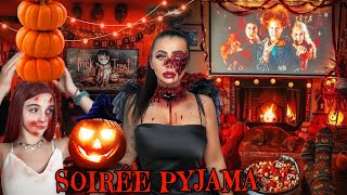 J’organise notre soirée pyjama halloween de rêve dans une énorme cabane  😱 [upl. by Nitaj828]