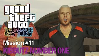 GTA EFLC The Ballad of Gay Tony  Mission 11  Kibbutz Number One  Walkthrough No Commentary [upl. by Ahsinev]