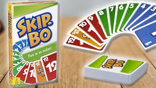 SKIP BO  Spielregeln TV Spielanleitung Deutsch  SkipBo Mattel Games Skip Bo [upl. by Eustacia]