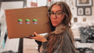 ASMR book unboxing 📚📦 [upl. by Xaviera]