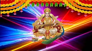 2021 Saraswati Puja background video HD no copyright [upl. by Wendeline]