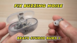 How to Fix Buzzing Noise Beats Studio Buds plus [upl. by Elleynod]