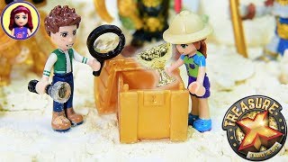 Digging for Gold  Treasure X Fossicking with Lego Friends Kids Toys [upl. by Nortna]