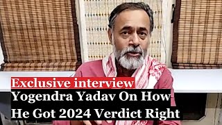 Yogendra Yadav Interview How He Got The Lok Sabha Elections Predictions Right [upl. by Norman946]