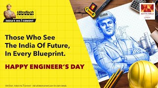 Happy Engineers Day  UltraTech Cement [upl. by Aeriell]