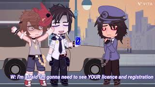 UNO REVERSE  William and Michael Afton  FNAF  Gacha skitmeme [upl. by Anatsirhc]