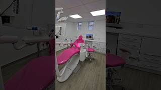 PRETTY IN PINK 💖SINGLE DENTAL SURGERY REFURBISHMENT NEW ADEC CHAIR CABS M X RAY AND PUMP [upl. by Nosneh]