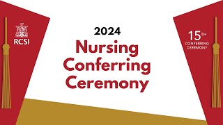 2024 Conferring Ceremony  Nursing [upl. by Nekcarb]