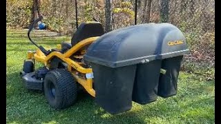 Cub Cadet Triple Bagger Fits ZT1 54 Inch Deck [upl. by Jakoba]