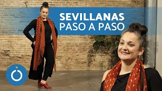 PASOS Básicos de SEVILLANAS para PRINCIPIANTES 💃 Paseillo y Pasada [upl. by Bhayani]