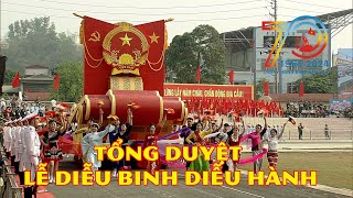 ĐIỆN BIÊN  TỔNG DUYỆT LỄ DIỄU BINH DIỄU HÀNH LỄ KỶ NIỆM 70 NĂM CHIẾN THẮNG ĐIỆN BIÊN PHỦ [upl. by Eelhsa]