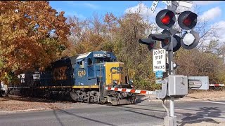 CSAO WPCA51 Southbound Through Cedarbrook Road With CSXT 6240 amp NS 5302 On 10292024 [upl. by Eeb827]