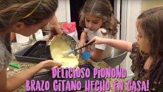 Delicioso Pionono  Brazo Gitano hecho en casa DIY [upl. by Ahsinad218]