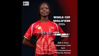 KENYA vs NIGERIA  WORLD CUP QUALIFIERS  2024 [upl. by Naujtna]