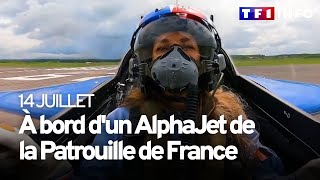 AnneClaire Coudray à bord dun AlphaJet de la Patrouille de France [upl. by Imuyam]