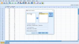 Análisis de correlación en SPSS [upl. by Adnole793]